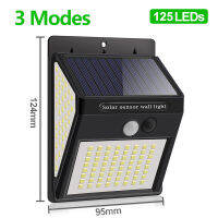 Solar Led Light With Motion Sensor For Street Garden Decoration Sunlight Powered 3 Modes 320 LEDs Waterproof Outdoor Solar Lamps