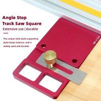 Woodworking 90 Degree Angle Stop Aluminum Alloy Track Saw Square Positioning Limiting Clamp for Electric Circular Saw Guide Rail