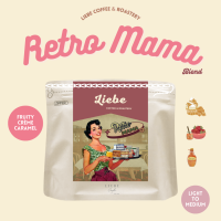 Retro Mama เมล็ดกาแฟ Special blend : Ethiopia Brazil Guatemala อราบิก้า 100% คั่วใหม่ &amp;lt; Light - Medium Roast &amp;gt;