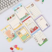 Cute Memo Pads Sticky Notes For Time Planner Journal Stickers Girl Office School Stationery