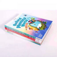 หนังสือ 10 เล่ม Oxford Phonics World Natural Spelling หนังสือเรียน 5 เล่ม + สมุดงาน 5 เล่ม การสอนภาษาอังกฤษสำหรับเด็ก การเรียนสำหรับเด็ก