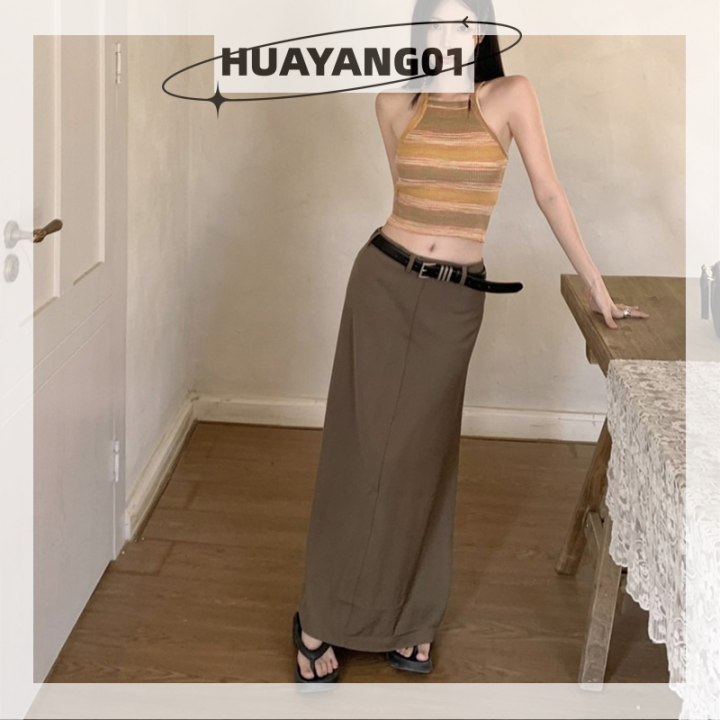 huayang01-2023-new-hot-fashion-lazlook-เสื้อชั้นในสตรีถักลายทางวินเทจฤดูร้อนเสื้อกล้ามเซ็กซี่แขนกุดบาง