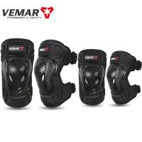 VEMAR สนับเข่าสำหรับขี่มอเตอร์ไซค์,แผ่นรองเข่าระบายอากาศได้ดีแผ่นป้องกันกีฬาแข่งมอเตอร์ครอสอุปกรณ์พยุงอุปกรณ์พยุงข้อศอก