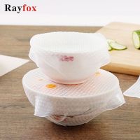 【hot】 4 pcs/set Food Grade Keeping Wrap Reusable Stretch Silicone Cover Lid Item