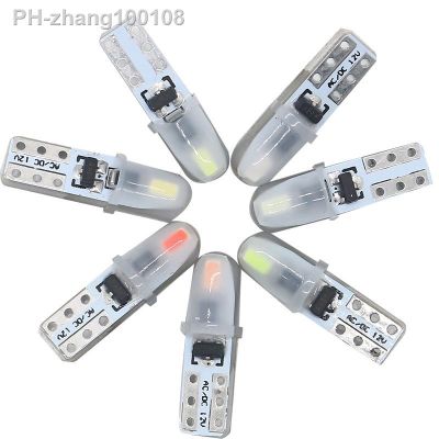 5x T5 Led Bulb W3W W1.2W Car Interior Light Indicator Dashboard Gauge Instrument Wedge Lamp Auto Signal Light 12V White Red