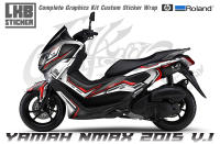 สติ๊กเกอร์แต่งลายรถ YAMAHA NMAX 2015 V.1/ ลาย Sport V.2