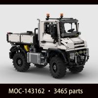 NEW LEGO 3465 parts Unimog U535 Agrar MOC-143162 Car Bricks Compatible With 8110 High-tech Building Blocks for Adults Toys for a Boy Gift