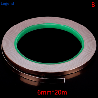 ?【Lowest price】Legend 20M DOUBLE SIDE Conductive copper ฟอยล์เทปแถบกาว EMI ป้องกันเทป