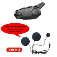 Motorcycle Bluetooth Helmet Intercom Universal Pairing Waterproof Interphone Headset with CNC Noise Reduction Function