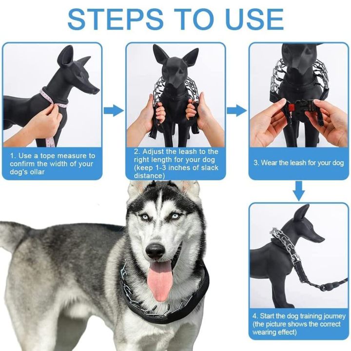 สัตว์เลี้ยง-j09ปลอกคอสำหรับสุนัขง่ามปรับระดับได้สำหรับสุนัขสำลักปลอกคอฝึกหัดด้วยเคล็ดลับและกระเป๋าใส่กล้อง-ruer-สำหรับสุนัขเล็กกลางใหญ่