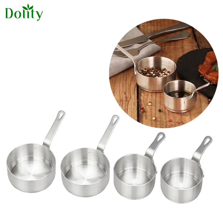 Stainless Saucepan Small Cooking pot pan Milk Warmer 50ml + 100ml