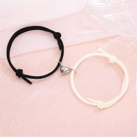 2 Pcs Set Magnetic Handmade String Rope Lover celet Men Women Couple celets Minimalist Style Charm Bangle Wish Jewelry Gifts Korean INS Trendy Jewellery Accessories