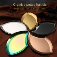 5 PCs stainless steel al plate creative combination platter ho towel plate fruit dessert plate stainless steel plate