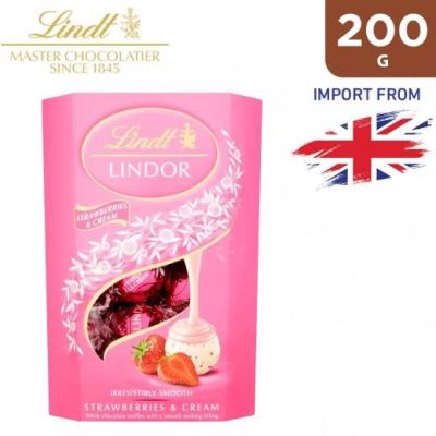 Items for you 👉 Lindt lindor ช็อกโกแลตสตอเบอรี่ นำเข้าจากสวิสเซอร์แลนด์200กรัม