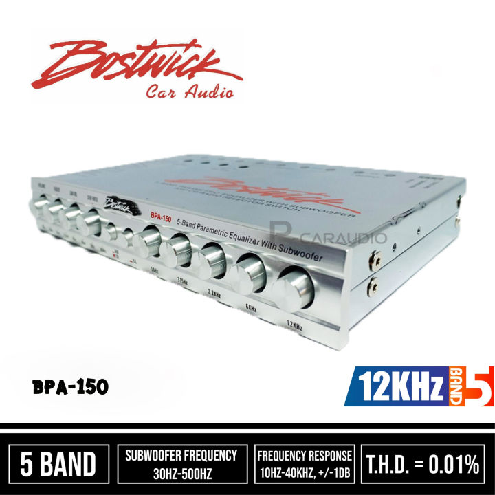 ปรีแอมป์-bostwick-รุ่นbpa-150-ปรีแอมป์-5แบนด์-ปรีแอมป์เสียงดี-ปรีแอมป์ระดับแชมป์ที่นักเล่นทุกคนเชื่อมั่นในคุณภาพ-รูปทรงสวยงามกระทัดรัด