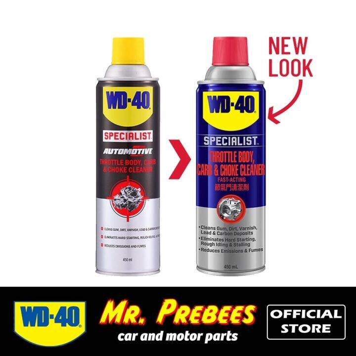 WD40 Specialist Throttle Body Carb Choke Cleaner 450ml Lazada PH