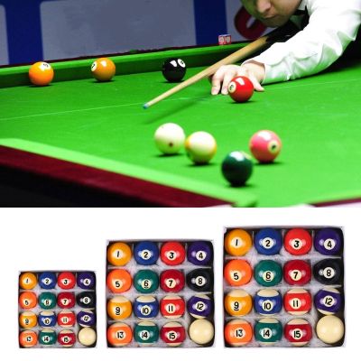 【LZ】♘✉✸  1 Set Mini Pool Ball Polyester Resin 25MM/32MM/38MM Children Billiards Table Balls Home Party Parent Child Interaction Game Toys