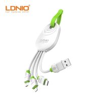 Ldnio 3in1 Usb C สาย Micro Mobile Ipone/samsung/xiaomi/huawei C Type สำหรับ Usb ชาร์จโทรศัพท์สายอย่างรวดเร็ว