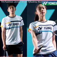 ◎┋● Audrey Nicholas เสื้อกีฬาแขนสั้น ลายทีมวอลเลย์บอล Yonex ดูดซับเหงื่อได้ดี สวมใส่สบาย เหมาะกับฤดูร้อน สําหรับผู้ชาย และผู้หญิง