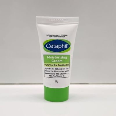 เซตาฟิล Cetaphil Moisturising Cream 15g. มอยส์เจอร์ไรซิ่ง ครีม 15 กรัม ครีมบำรุงผิว