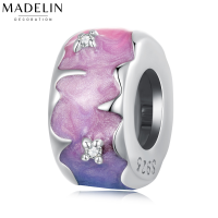 Madelin Charm S925 Platinum ชาร์มเงินแท้ชุบทองคำขาว ชาร์มวงล้อดวงดาว ชาร์มสร้อยข้อมือ จี้สร้อยคอ ชาร์มพาสเทล