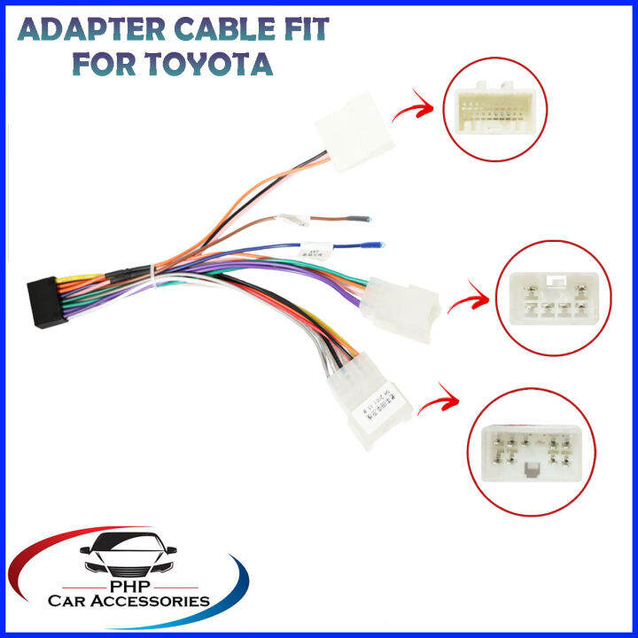 20Pin Android Wiring Harness Car Stereo Radio Connector Adapter Cable