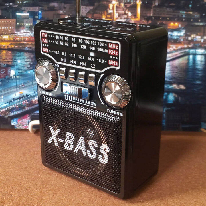 วิทยุ am fm วิทยุพกพา มีไฟฉาย WAXIBA (XB-331/001U) | Lazada.co.th