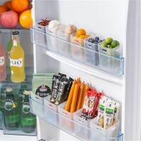 2pcs/lot Refrigerator Organizer Bin Fridge Side Door Vegetable Fruit Food Spice Container Organizer Cosmetic Sundries Storage