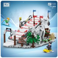 LOZ SKI RESORT SCENC CREATIVE MINI ASSEMBLY BUILDING BLOCKS GIFTS