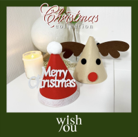 WishYou [พร้อมส่ง] หมวก คริสต์มาส เรนเดียร์ เครื่องประดับศรีษะ ของตกแต่ง ปาร์ตี้ คริสต์มาส Cute Merry Christmas Reindeer party headband / hat