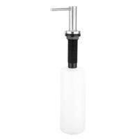 Kitchen Sink Soap Dispenser Countertop Pump Hand Lotion Built in Bottle Stainless Steel Screw Soap Dispenser