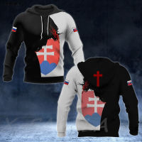 JESUS In SLOVAKIA Flag God Christian Cross 3D Printed Man Female Zipper HOODIE Pullover Sweatshirt Hooded Jersey Tracksuits