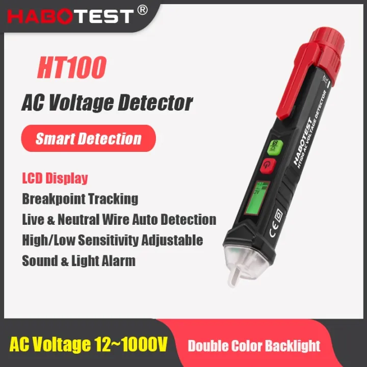HT100 Smart Voltage Detector Electric Indicator Non Contact Tester