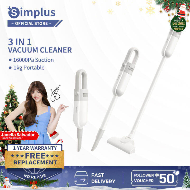 Simplus 3 In 1 Vacuum Cleaner Portable Vacuum Cleaner Ultra Quiet