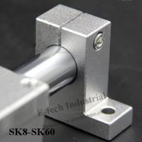 Sk50รองรับเชิงเส้น2ชิ้น/ล็อต50มม. ตัวยึดเพลาตรง Cnc แนวตั้งเพลารองรับ Cnc ฉากยึดรางเชิงเส้น