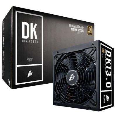OH PS-1300DK Constant Stability DK Mining PSU 1300W High Power Basic PC Mining Power Supply With Cooling Fan