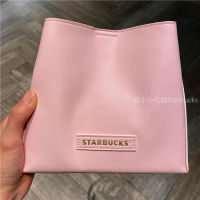 Starbuck 2022ถ้วยฟางสแตนเลส,ดอกเชอรี่บานสีชมพูถ้วยน้ำร้อนโต๊ะกาแฟพร้อมกระเป๋าพับ