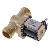 1PC DC 12V 24V AC 220V G1/2 Brass Electric Solenoid Valve For Solar Water Heater