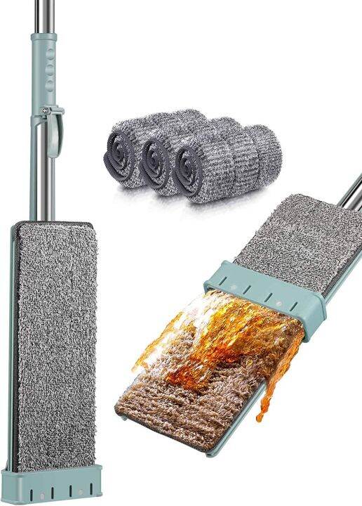 Self Squeezing mop 360 degree Rotating Floor Mop Lazy Mop Without