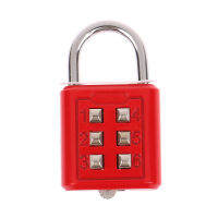 GNStore[COD] รหัสปุ่มกดหลักล็อครหัสผ่าน Chrome Plated Anti-Theft COMBINATION padlock