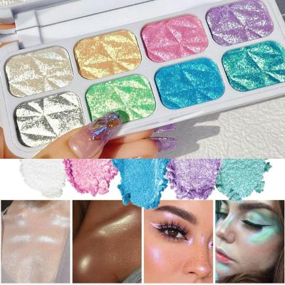 Eight Color Macaron Color Change High CD White Cross Border Makeup Stage Performance Nightclub T0W5