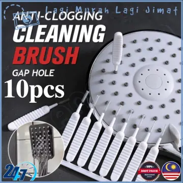 10pcs/lot Shower Head Cleaning Brush Gap Hole Anti-clogging Dredge Cleaner  US
