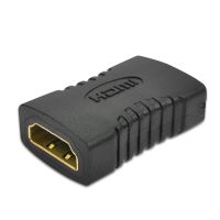 HDMI-เข้ากันได้กับหญิงกับสายอะแดปเตอร์ตรงผ่านหญิงอะแดปเตอร์ที่รองรับ HDMI สีดำ