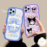 MissConnie เคสสำหรับ Realme C35 C55 C25 C30 C33 C15 C21Y C20 C11 C25Y C12 C3 10 9i 5i 8 5วินาที5 8i 7i 7 9Pro + 9 8Pro C20A C25s น่ารักการ์ตูน Kuromi อบเชยขอบลอน Tpu นุ่มเคส