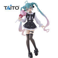 ต้นฉบับ Taito Vocaloid H Atsune Miku แฟชั่นรูป Subculture 18เซนติเมตร Kawaii ตุ๊กตาอะนิเมะรูปพีวีซีรุ่นของสะสมของเล่นของขวัญ