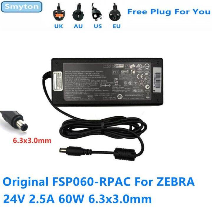 Original FSP060RPAC 24V 2.5A 60W AC Power Adapter For ZEBRA GK420