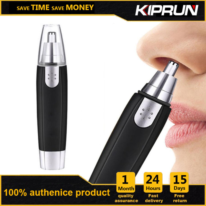 Ready stock] KIPRUN Electric Nose Hair Trimmer Ear Face Clean Trimmer Razor  Removal Shaving Nose Face Care kit for men and women 