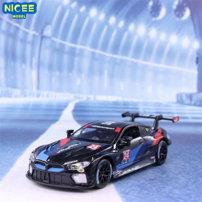 1:32 BMW M8 Racing Car High Simulation Diecast Car Metal Alloy Model Car Childrens Toys Collection Gifts A30