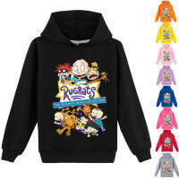 Rugrats เสื้อผ้าเด็กผ้าฝ้าย65% เด็กหญิงเด็กชายเสื้อฮู้ดอนิเมะ + โพลีเอสเตอร์35% ไฟเบอร์แขนยาว9สีฤดูใบไม้ผลิและฤดูใบไม้ร่วงเสื้อสเวตเชิ้ตเด็กผู้ชายเกาหลี0000