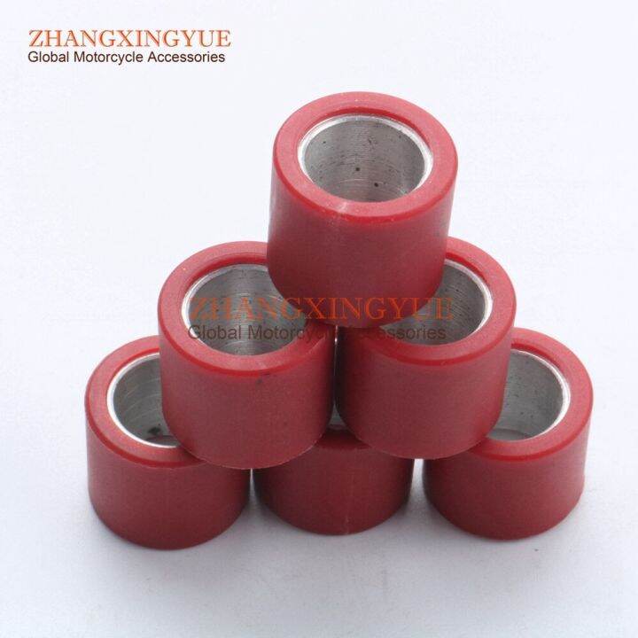 6pc-variator-rollers-roller-weights-19-x-17mm-5g-7g-9g-for-piaggio-125-hexagon-liberty-skipper-vespa-lx125-150-liberty-x8-x9